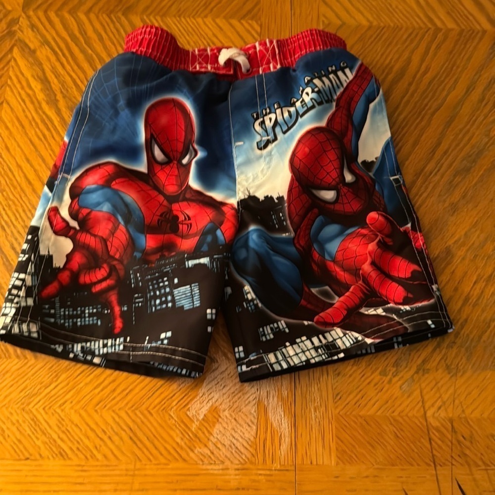 Spider-Man swim trunks
